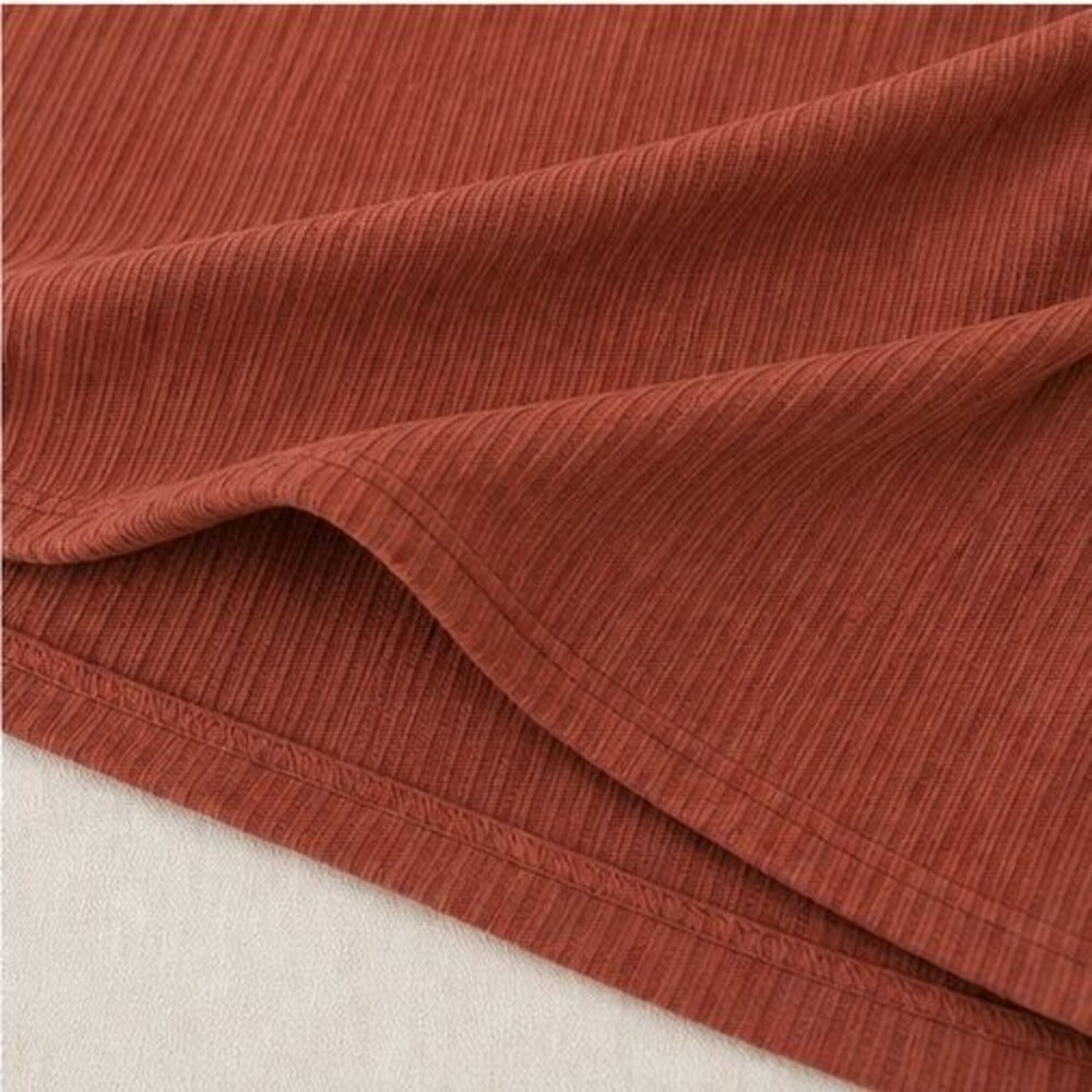 Rust Wrap Blouse - Picture 6 of 6
